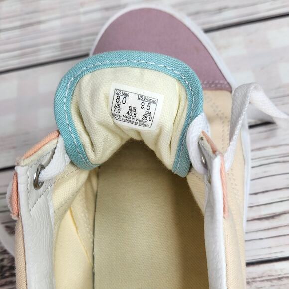 Vans Retro Pastel Block Old School Shoe Multicolor (Men 8/Women 9.5) Unisex - Picture 11 of 11